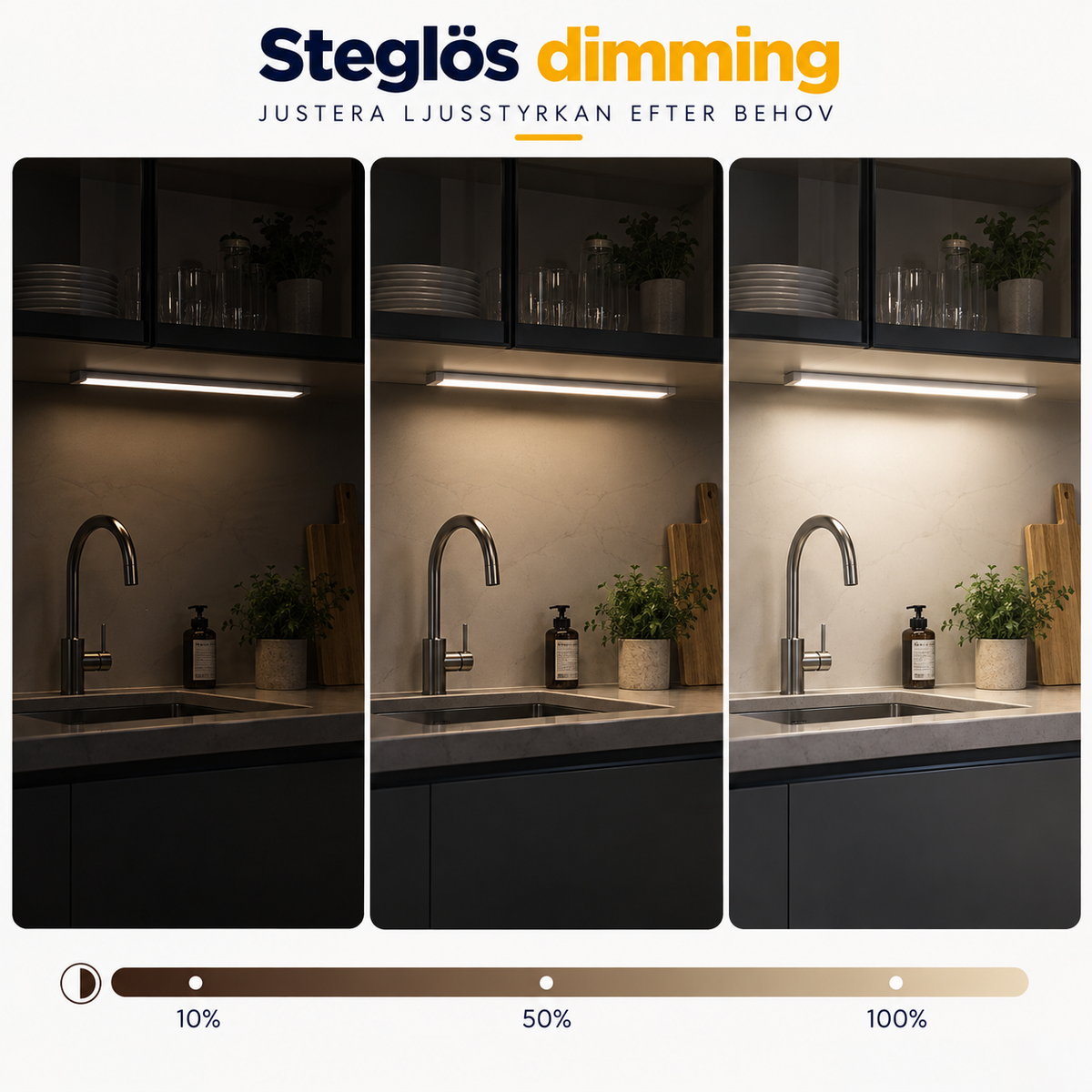 Smart Sensorlampa – Magnetisk & Laddningsbar LED