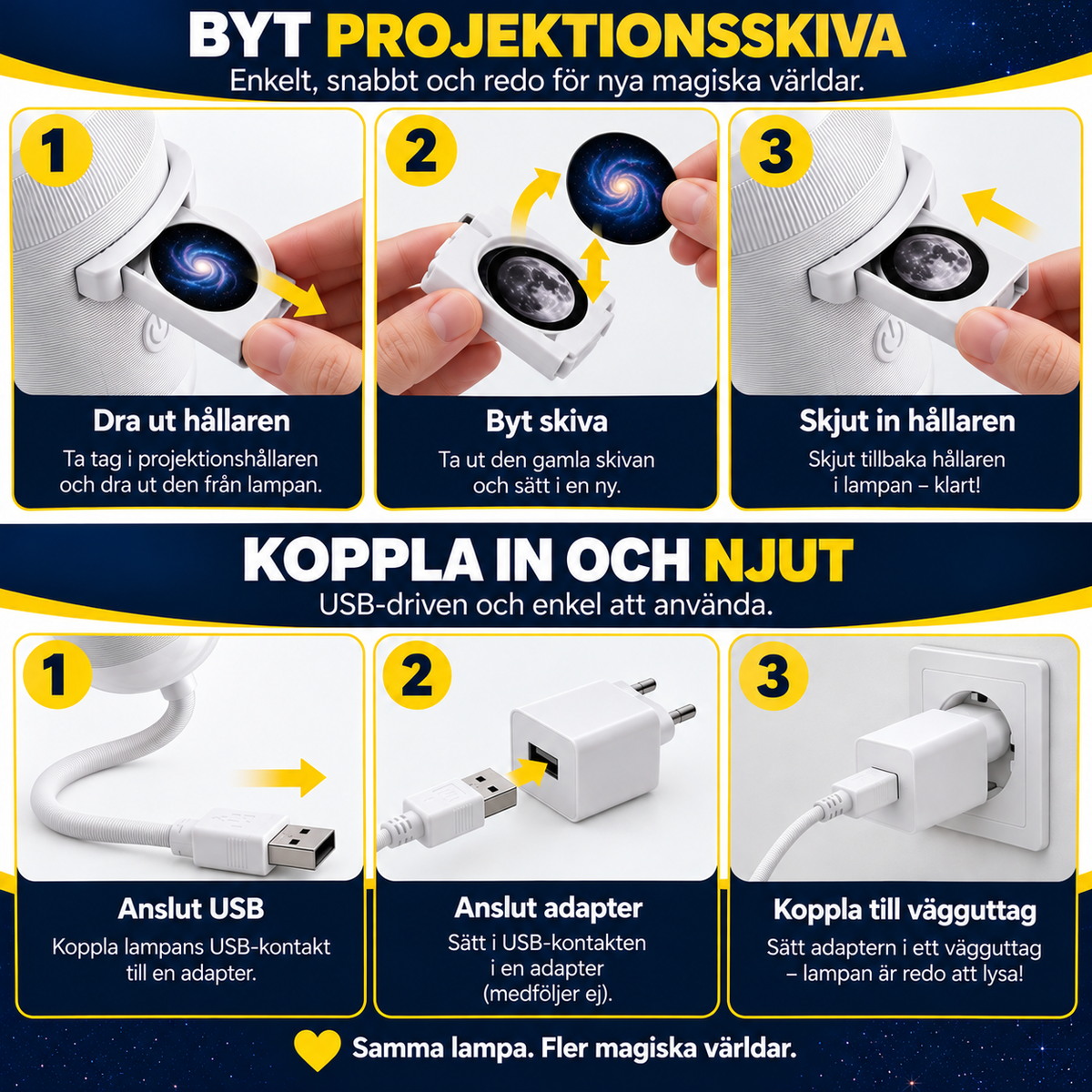 HD Stjärnprojektor